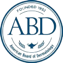 American Board of Dermatology certification seal